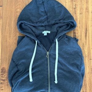 James Perse zip sweatshirt - navy